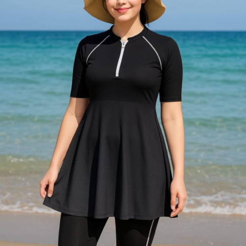 بوركيني نصف كم – Burkini demi manche